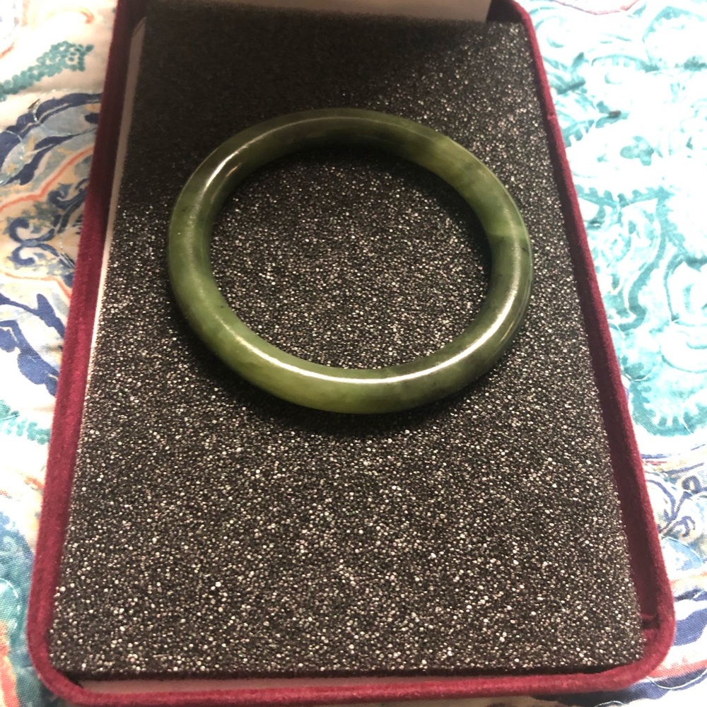 Authentic Jade Bangle - image 1